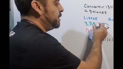 litros a galones