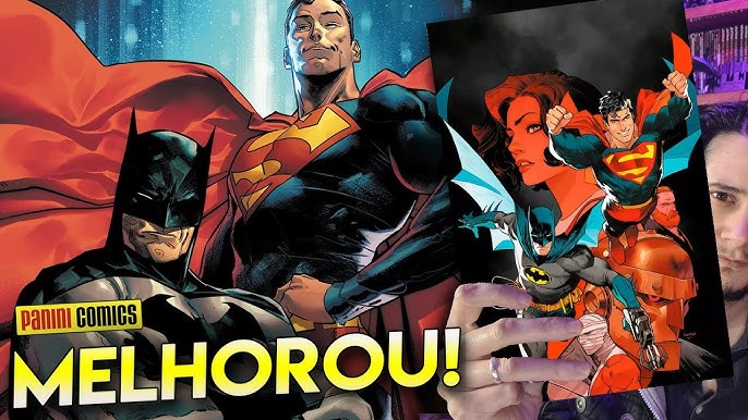 HQ Batman Superman: Os Melhores do Mundo Capa Dura Editora Panini