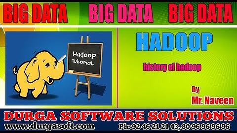 BIG Data || Hadoop||  history of hadoop by Naveen