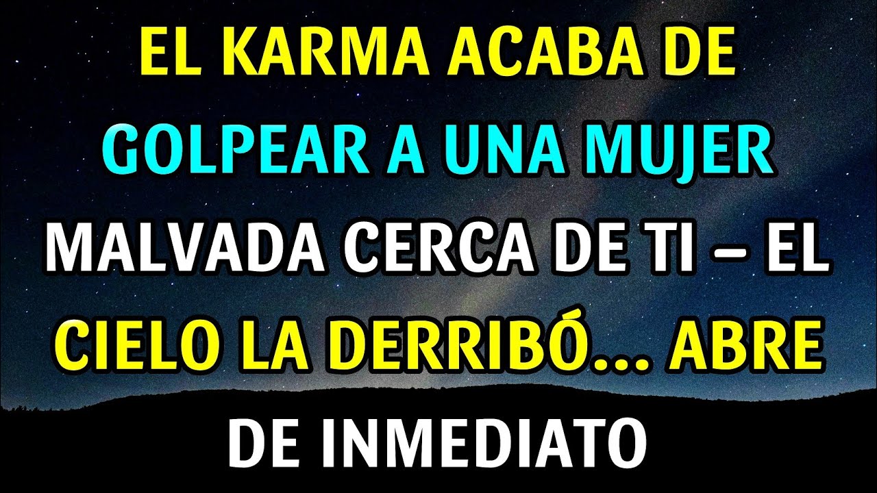 ⚡ El karma alcanzó a una mujer malvada cerca de ti: el cielo la castigó | Tweets de Gabriel