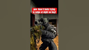 Sniping at NIGHT on DayZ #shorts