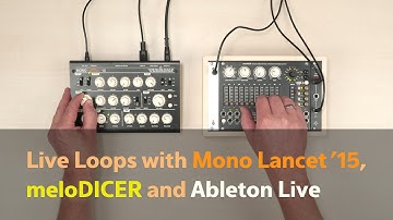 VERMONA Mono Lancet ’15/meloDICER: Loop Recording with Ableton Live