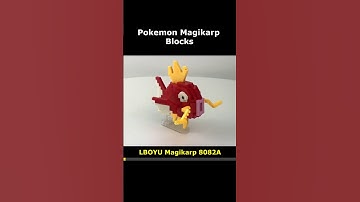 LBOYU Pokemon Magikarp 8082A Mini Blocks Preview #lego #brick #miniblock #nanoblock #block