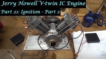 #MT49 Part 21 - Jerry Howell V-twin IC Engine. Ignition - Part 2. In 4K/UHD by Andrew Whale.