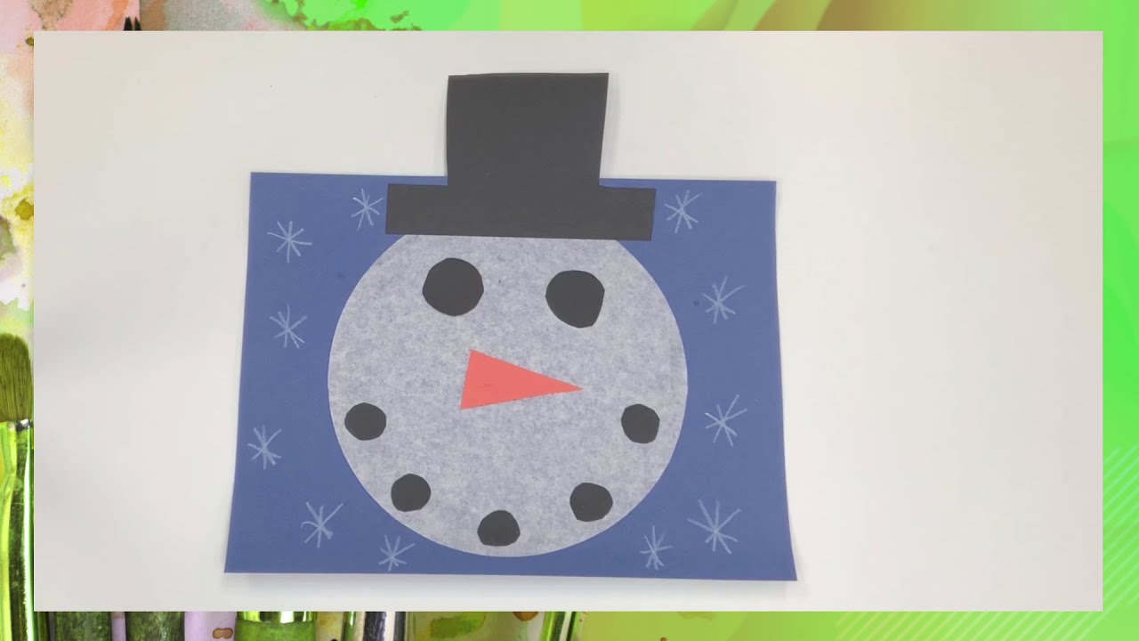 HPL Craft Coffee Filter Snowman YouTube