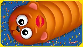🐍WORMSZONE.IO | GIANT SLITHER SNAKE TOP 01 / Epic Worms Zone Best Gameplay! | screenshot 5