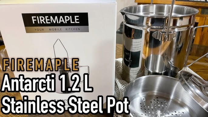 Fire-Maple Antarcti Stainless Steel Kettle and Pot Set 1.0L