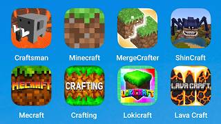Craftsman, Minecraft, MergeCrafter, ShinCraft, Mecraft Building, Crafting, Lokicraft, Lava Craft screenshot 4