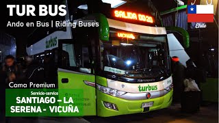 Ando en Bus | Viaje Tur Bus CAMA PREMIUM, Santiago - Vicuña en bus Marcopolo G7 Scania screenshot 4