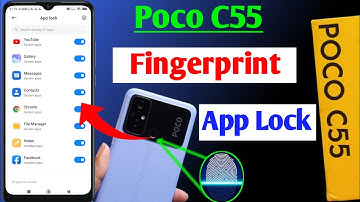 Poco c55 fingerprint app lock / Poco c55 app me fingerprint lock Kaise lagaye / Poco C55 App Lock