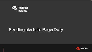 How to configure alerts from Red Hat Hybrid Cloud Console to PagerDuty