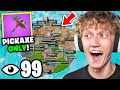 I Got 100 Players To PICKAXE ONLY In OG Fortnite! (Funniest Tournament Ever)