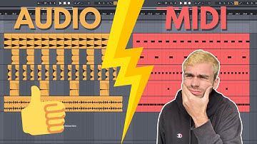 Audio vs MIDI: What