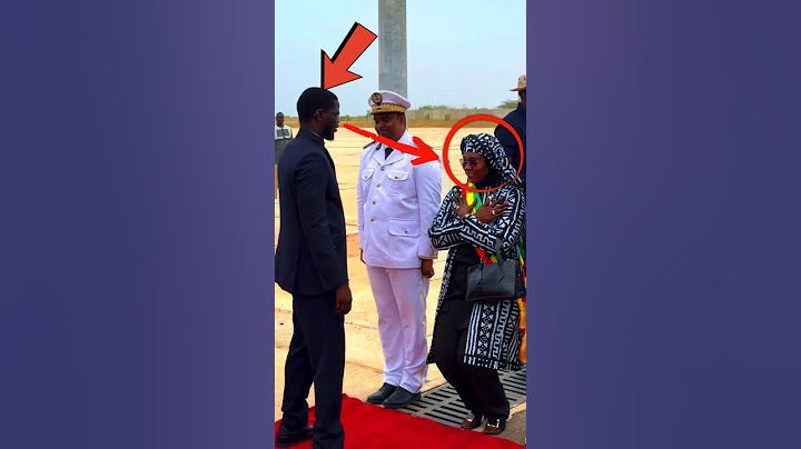 She dared to challenge the president | She refuses to shake Bassirou Diomaye Faye's hand