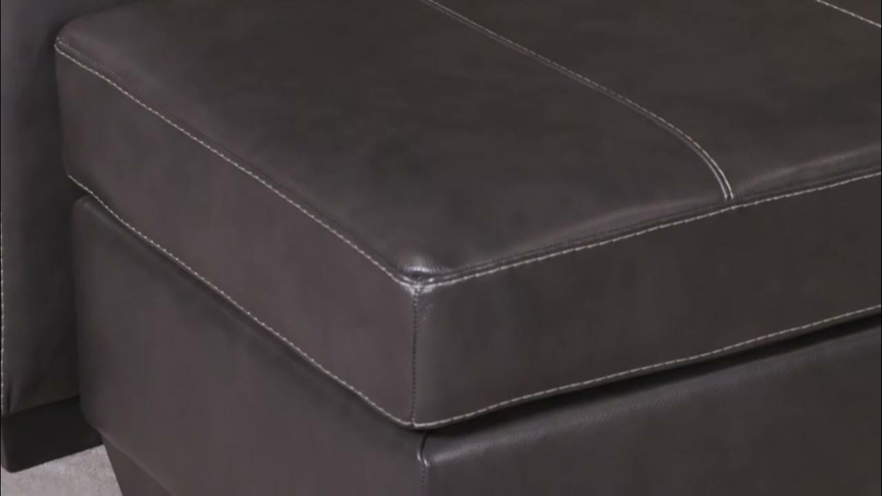 Morelos Ottoman In Gray from Signature Design by Ashley YouTube