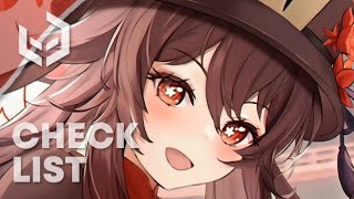 NIGHTCORE  -  CHECKLIST (Lyrics)