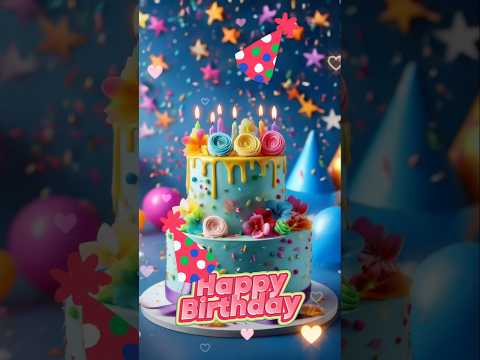 Happy birthday to you song 💖 Heart blue #happybirthday #birthdaycake #birthdaysong #생일