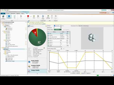 How to do a parameter optimization with Heeds MDO and Siemens NX.