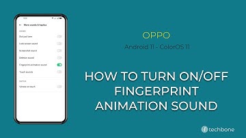 How to Turn On/Off Fingerprint animation sound - Oppo [Android 11 - ColorOS 11]