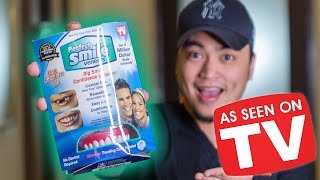 Trying On Perfect Smile Veneers!  - As Seen on TV!