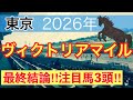 【ヴィクトリアマイル2026】蓮の競馬予想(最終結論)〜新潟大賞典は注目馬にグランディア穴馬にバレエマスター推奨