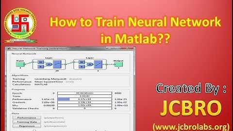 How to train neural Network in Matlab ??