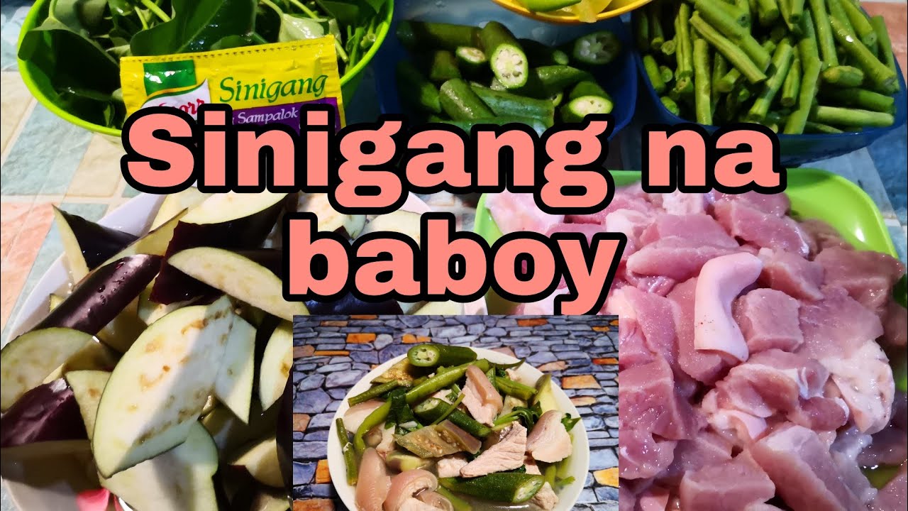 Sinigang na baboy| Mijoy Vlog