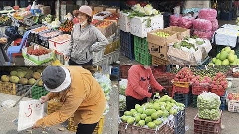 Review trái cây sỉ tươi ngon giá rẻ tại chợ đầu mối hóc môn 13/12/2025