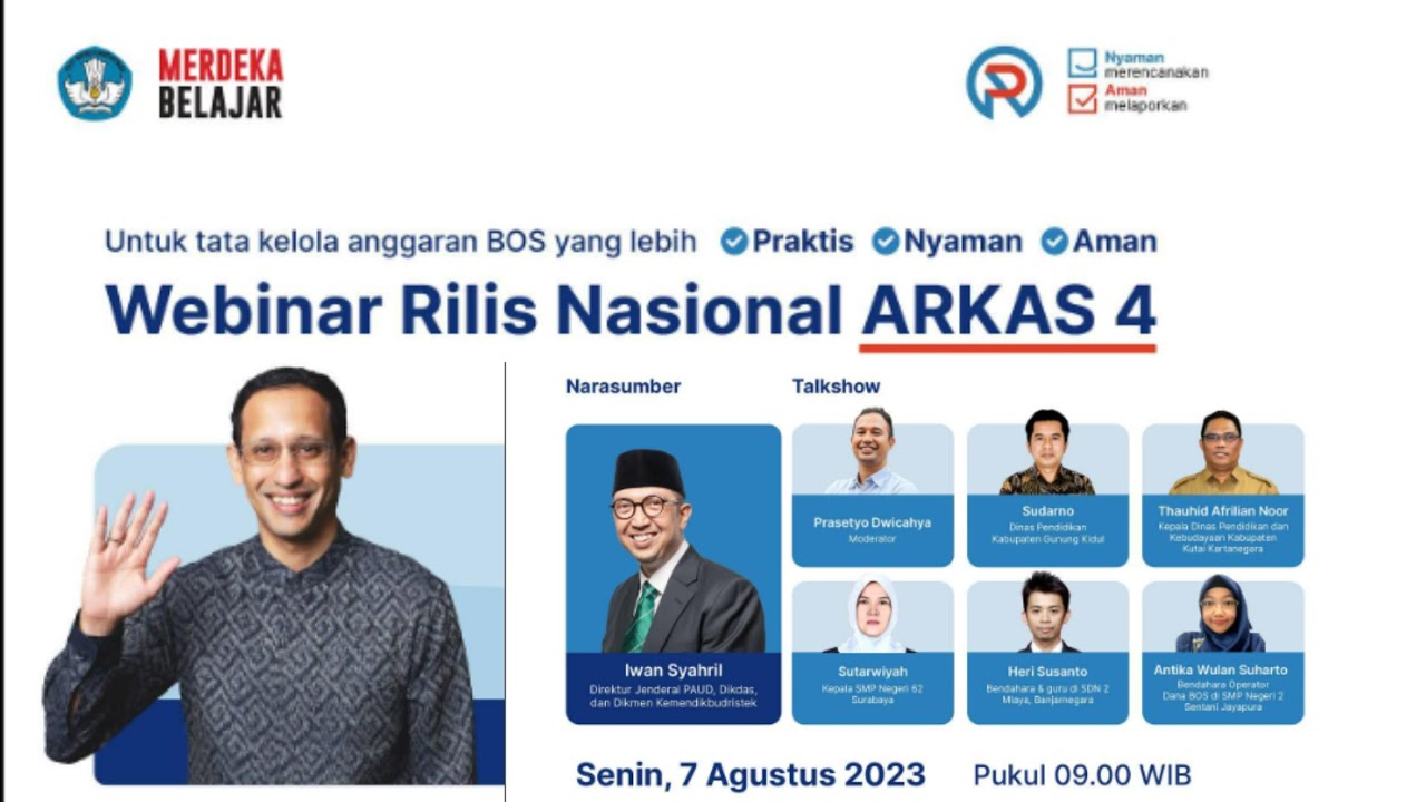Live webinar nasional rilis arkas 4 youtube
