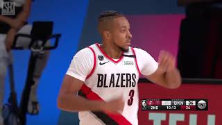 Gary Trent Jr. Full Play vs Brooklyn Nets | 08\/13\/20 | Smart Highlights