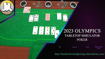 2023 Olympics | May Menagerie: Tabletop Simulator Poker
