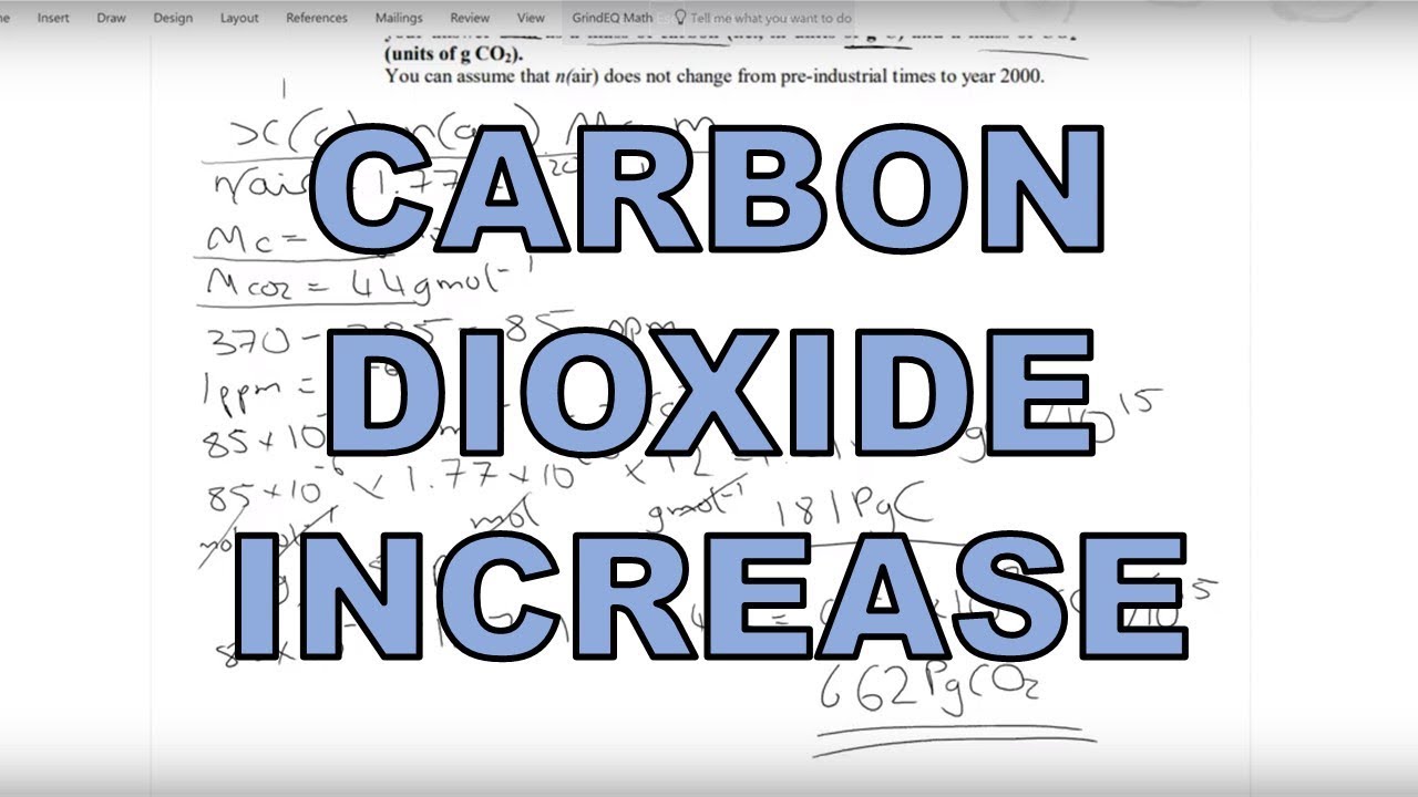 How Much Has The Atmospheric Mass Of Carbon Dioxide Increased By?