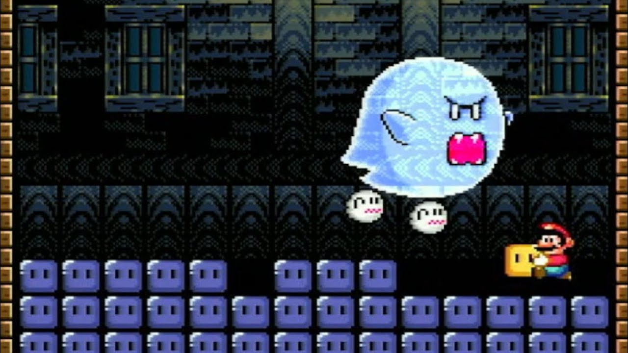 Super Mario World (Super NES) Longplay, Big Boo Warp - YouTube