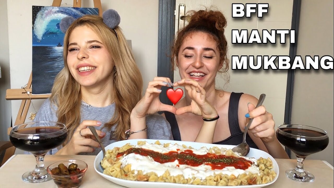 ALLAH BİZİ YAKTI HALA GÜLÜYORUZ | BOL SOSLU MANTI MUKBANG