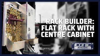 PRODUCT TOUR: Flat Semi Truck Headache Rack with Centre Cabinet (Made with Headache Rack Builder!)