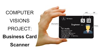 Computer Visions Project - Business Card Scanner using python