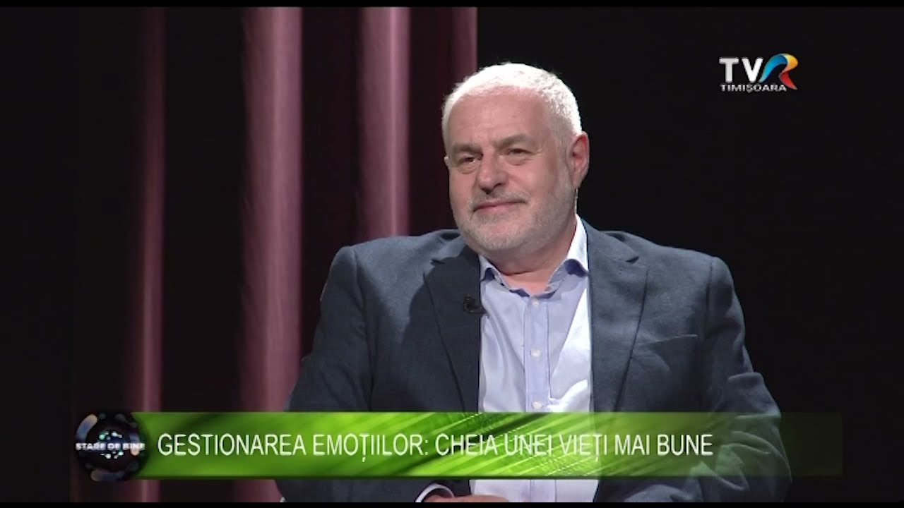Gestionarea emoțiilor: cheia unei vieți mai bune, cu dr. Iulian Zonenstain #StareDeBine