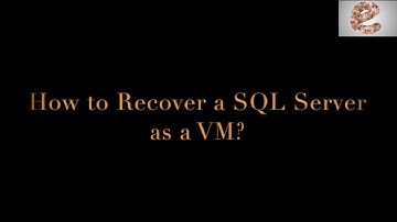 Actifio How to Recover a SQL Server as a VM