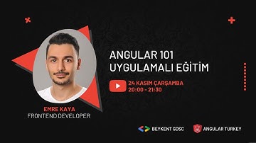 Angular 101 - Uygulamalı Eğitim | Emre Kaya