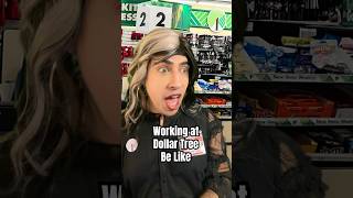 Working at Dollar Tree Be Like #shorts #comedy #retail #dollartree #customerservice