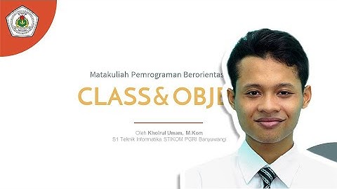 PBO Pertemuan 2 - Class & Object
