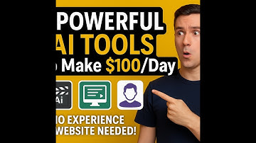 3 Powerful AI Tools to Make $100/Day (No Experience, No Website Needed)