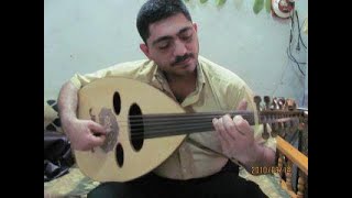 اغنية يالجمالك سومري للفنان فاضل عواد . بريشة الفنان فرات المندائي .