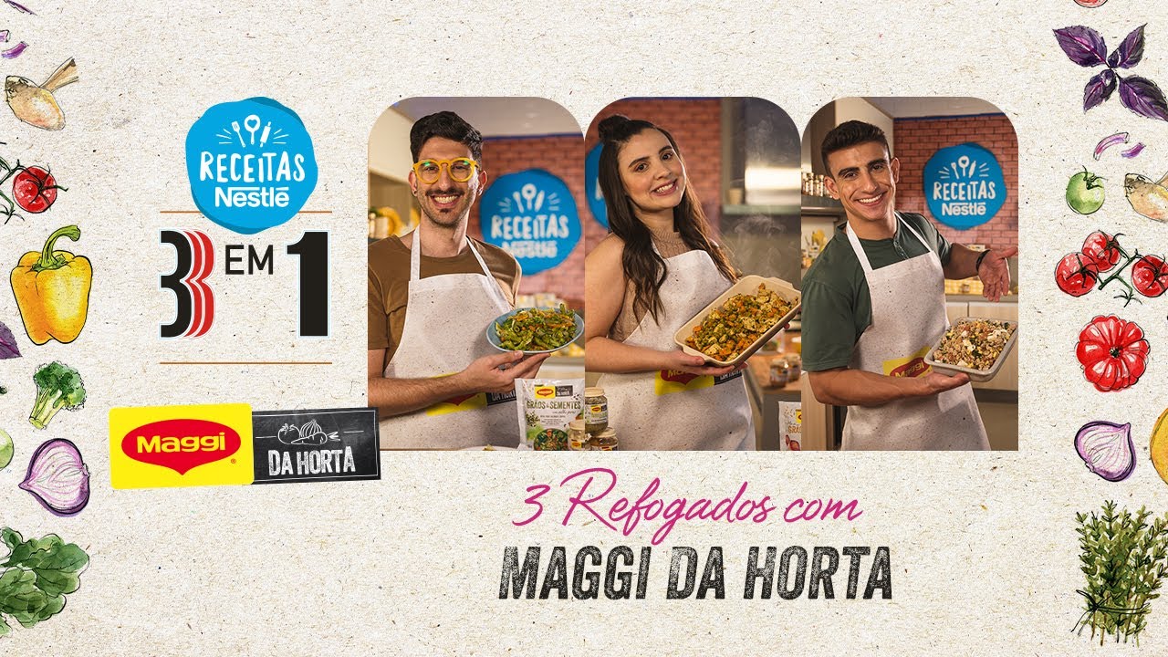 3 Receitas de Refogados com Maggi da Horta – Receitas Nestlé