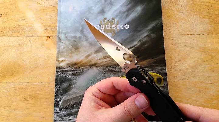 Sharpening service: Spyderco Paramilitary 2 S30V
