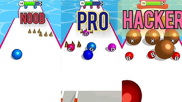 NOOB🤥 Vs PRO🤓 Vs HACKER😈 A-Z RUN2048 GAME