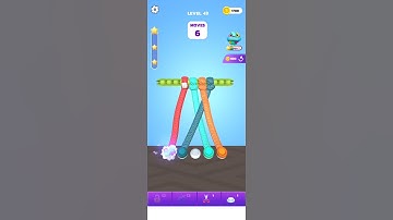 Tangle Master 3D Level 43 Gameplay Android, iOS All Levels.