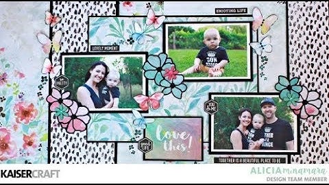 How to Make a Double Scrapbooking Layout