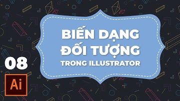 Bài 8: Biến dạng đối tượng với Pucker & Bloat, Warp Object và Offset Path trong Illustrator