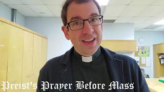 Priest Prayer Before Mass